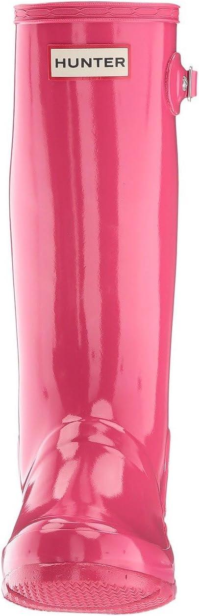 imageHunter unisexchild Original Kids Gloss Rain Boot Little KidBig KidBright Pink