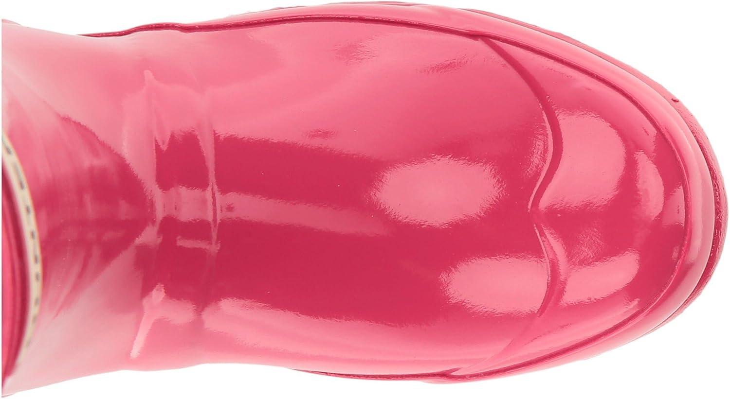 imageHunter unisexchild Original Kids Gloss Rain Boot Little KidBig KidBright Pink