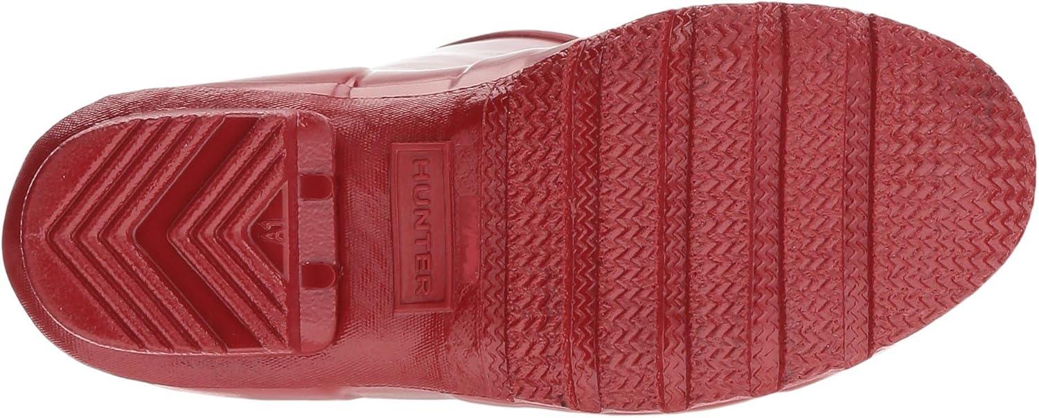 imageHunter unisexchild Original Kids Gloss Rain Boot Little KidBig KidMilitary Red