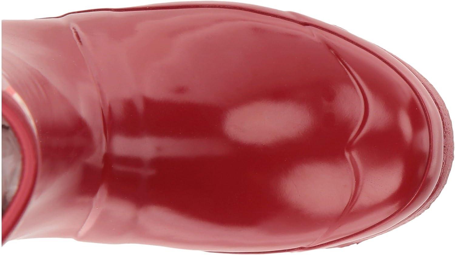 imageHunter unisexchild Original Kids Gloss Rain Boot Little KidBig KidMilitary Red