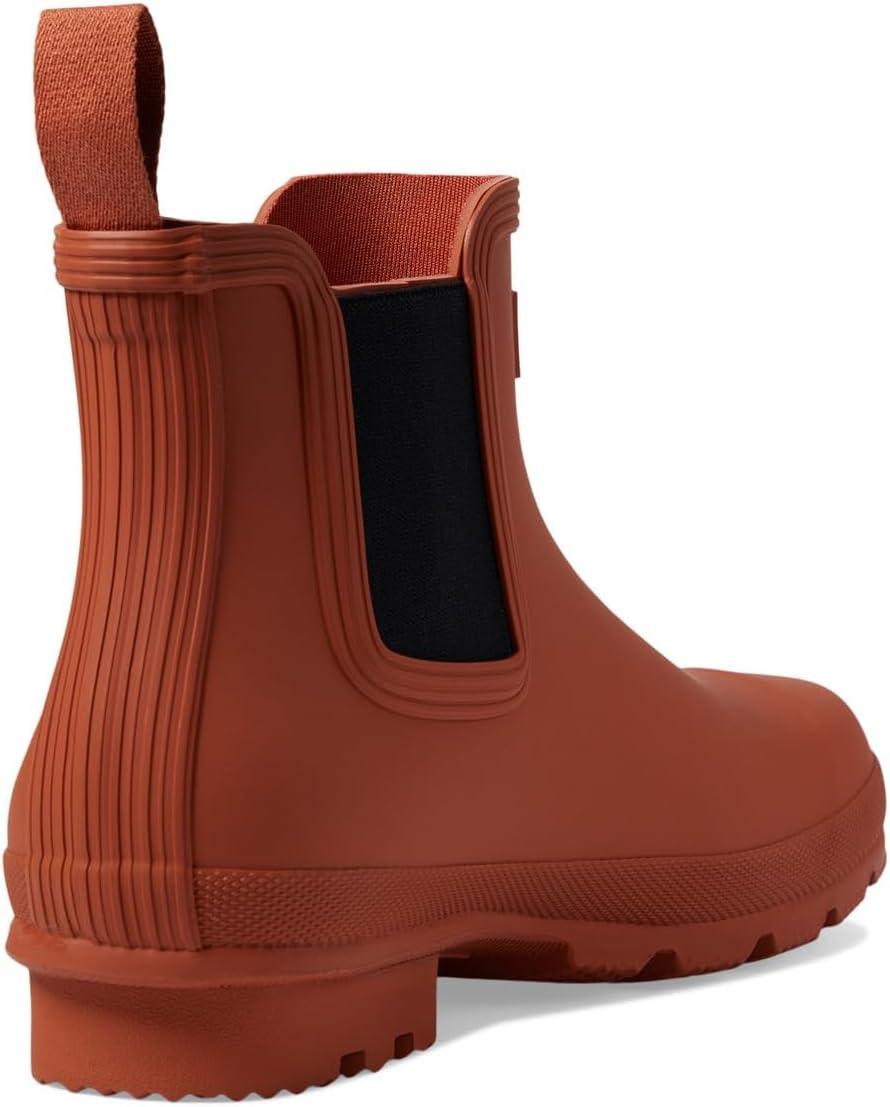 imageHunter unisexchild Original Kids Gloss Rain Boot Little KidBig KidRhythmic ClayBlack