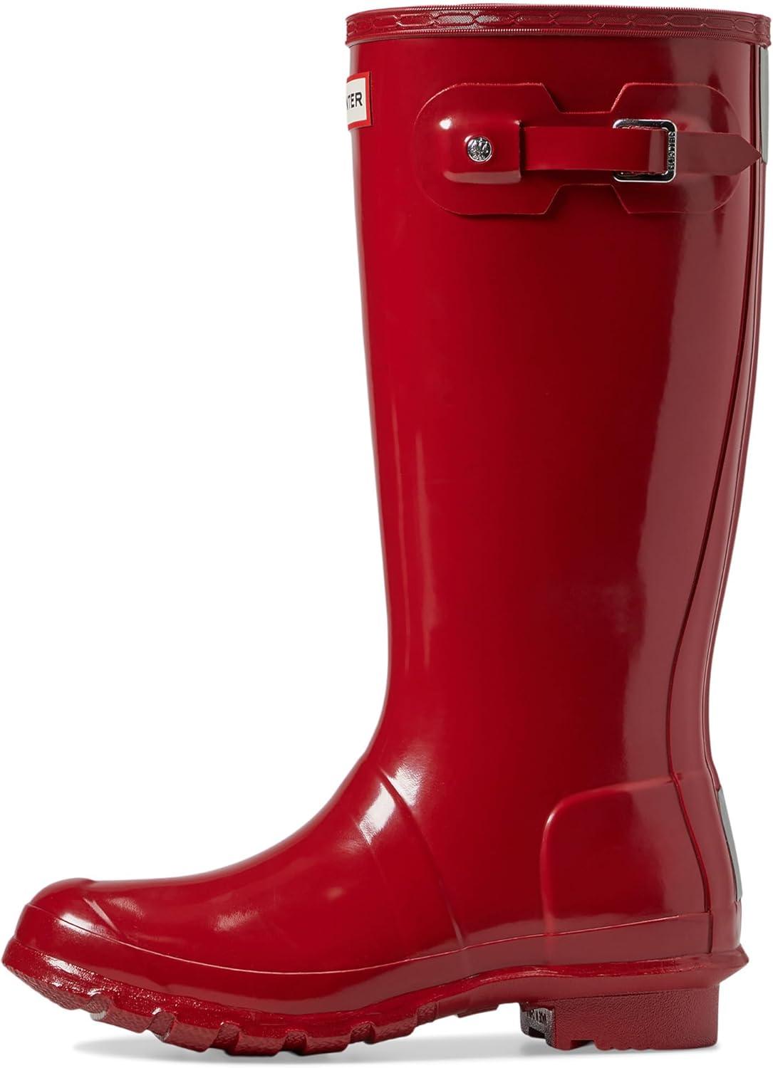 imageHunter unisexchild Original Kids Gloss Rain Boot Little KidBig KidVital Burgundy