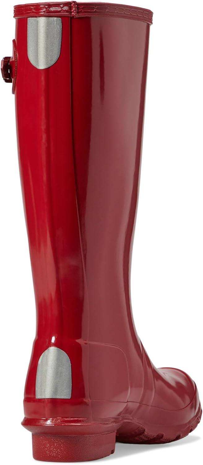 imageHunter unisexchild Original Kids Gloss Rain Boot Little KidBig KidVital Burgundy