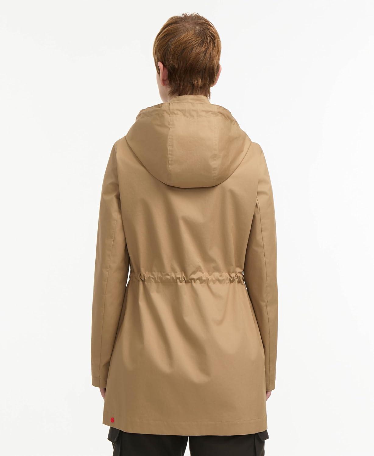 imageHunter womens Ariel Cotton Jacket With White TrimsBritish Tan