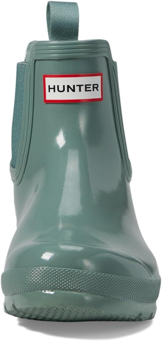 imageHunter womens Original Gloss Chelsea BootsGreen