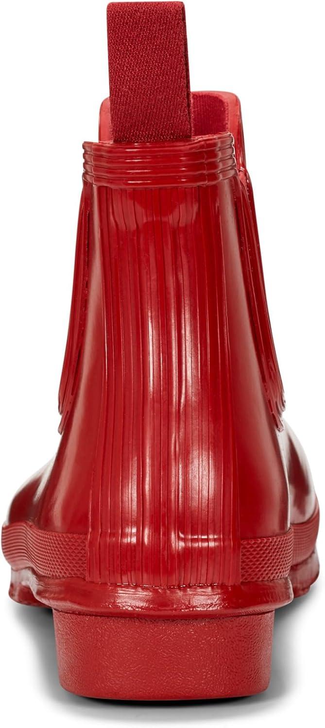 imageHunter womens Original Gloss Chelsea BootsMilitary Red