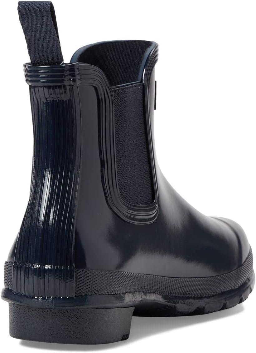 imageHunter womens Original Gloss Chelsea BootsNavy