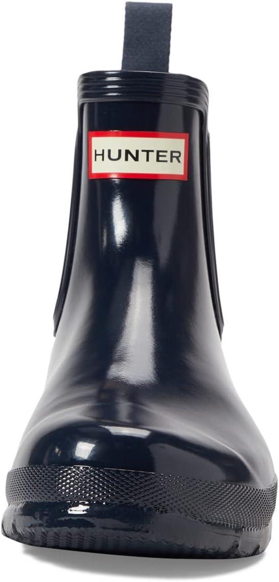 imageHunter womens Original Gloss Chelsea BootsNavy