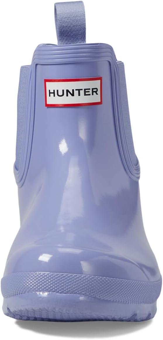imageHunter womens Original Gloss Chelsea BootsPurple