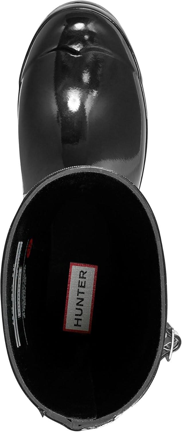 imageHunter womens Original Short Gloss Rain BootsBlack