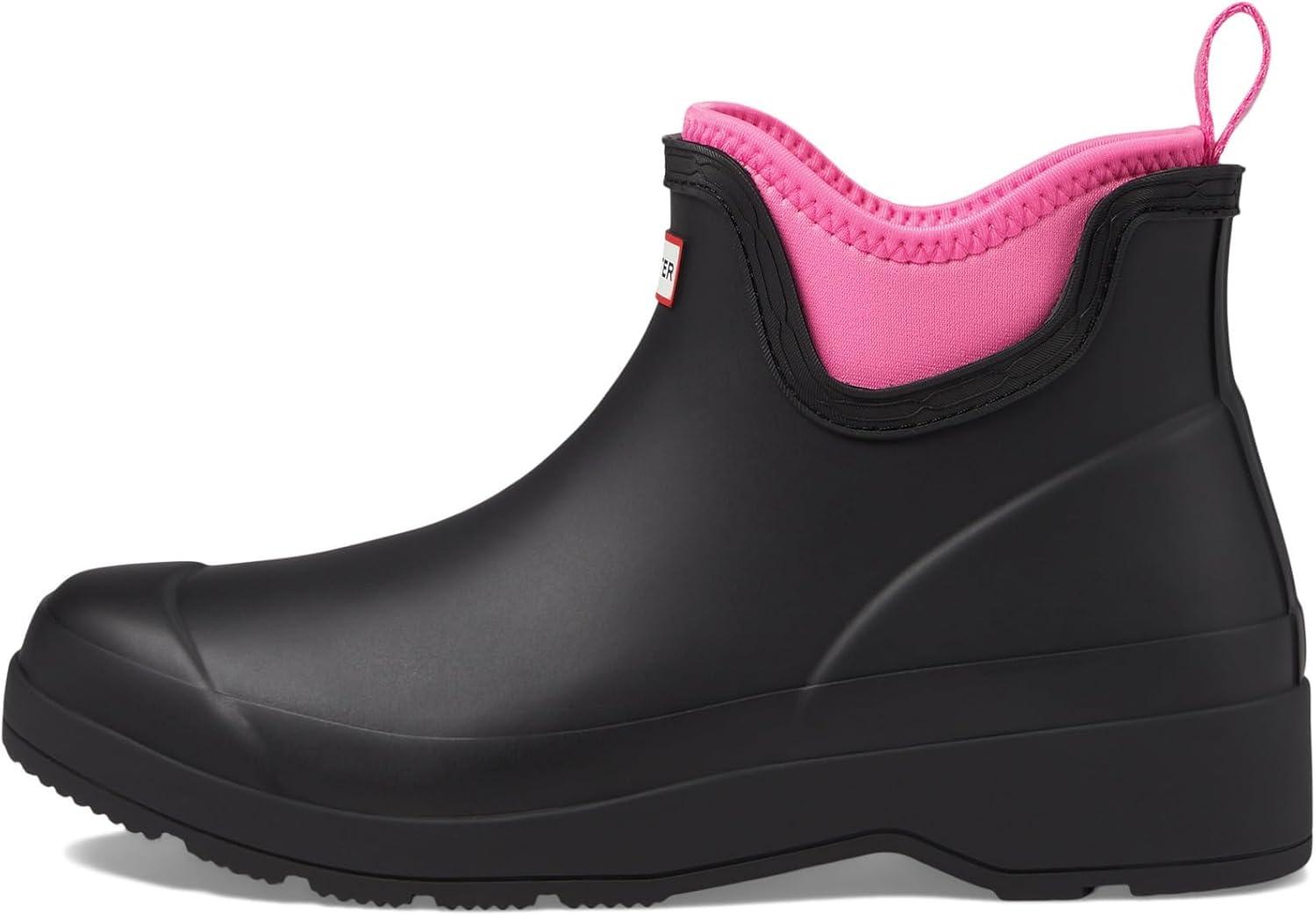 imageHunter womens Play Chelsea Neoprene BootsBlackHighlighter Pink