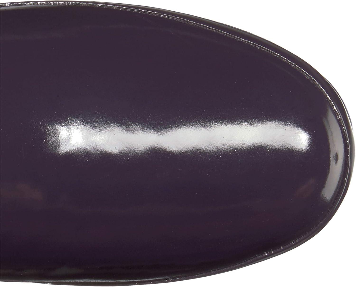 imageHunter womens Refined Tall Quilted GlossRain BootPurple