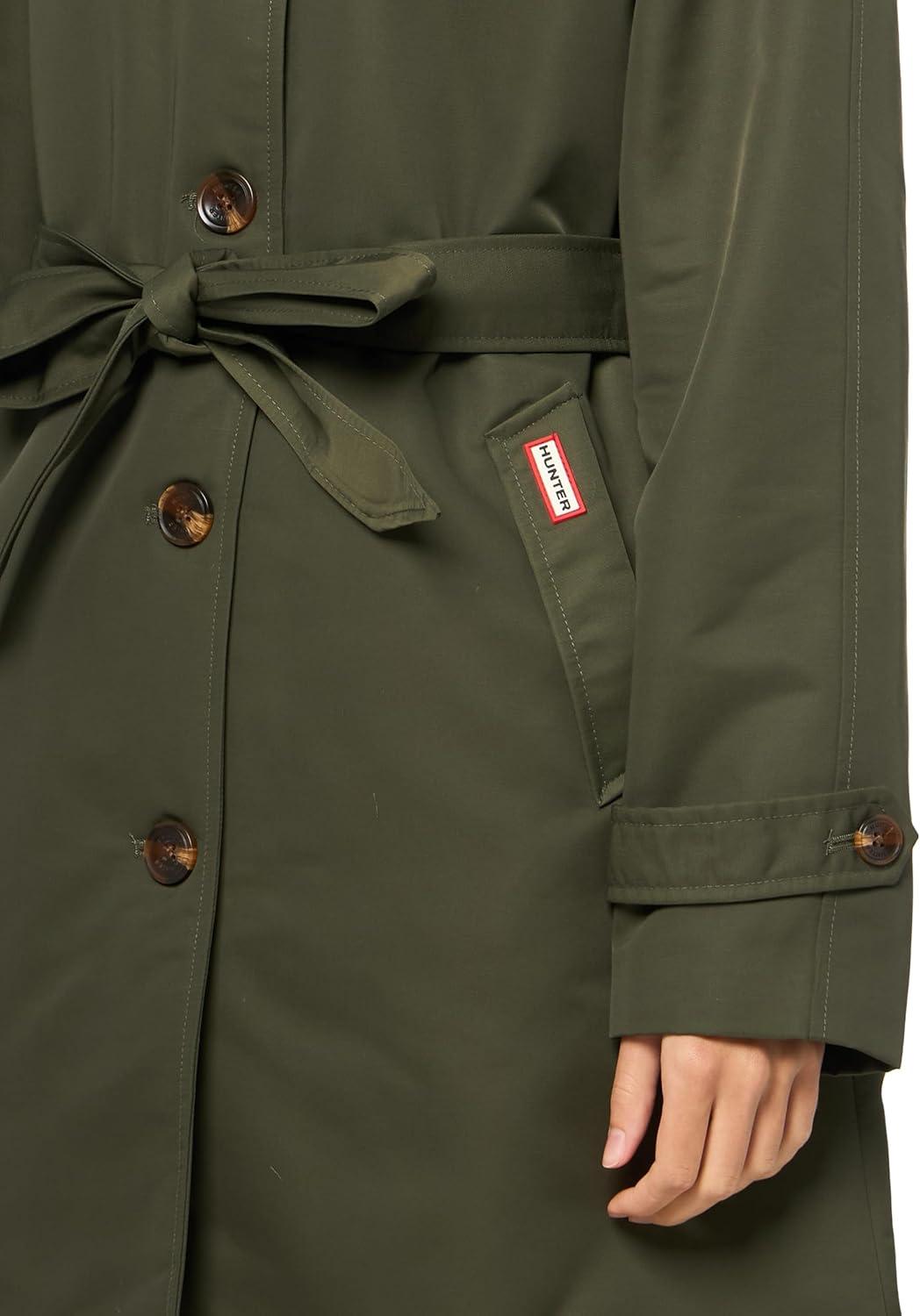 imageHunter womens Stacy Classic Coated TrenchHunter Green