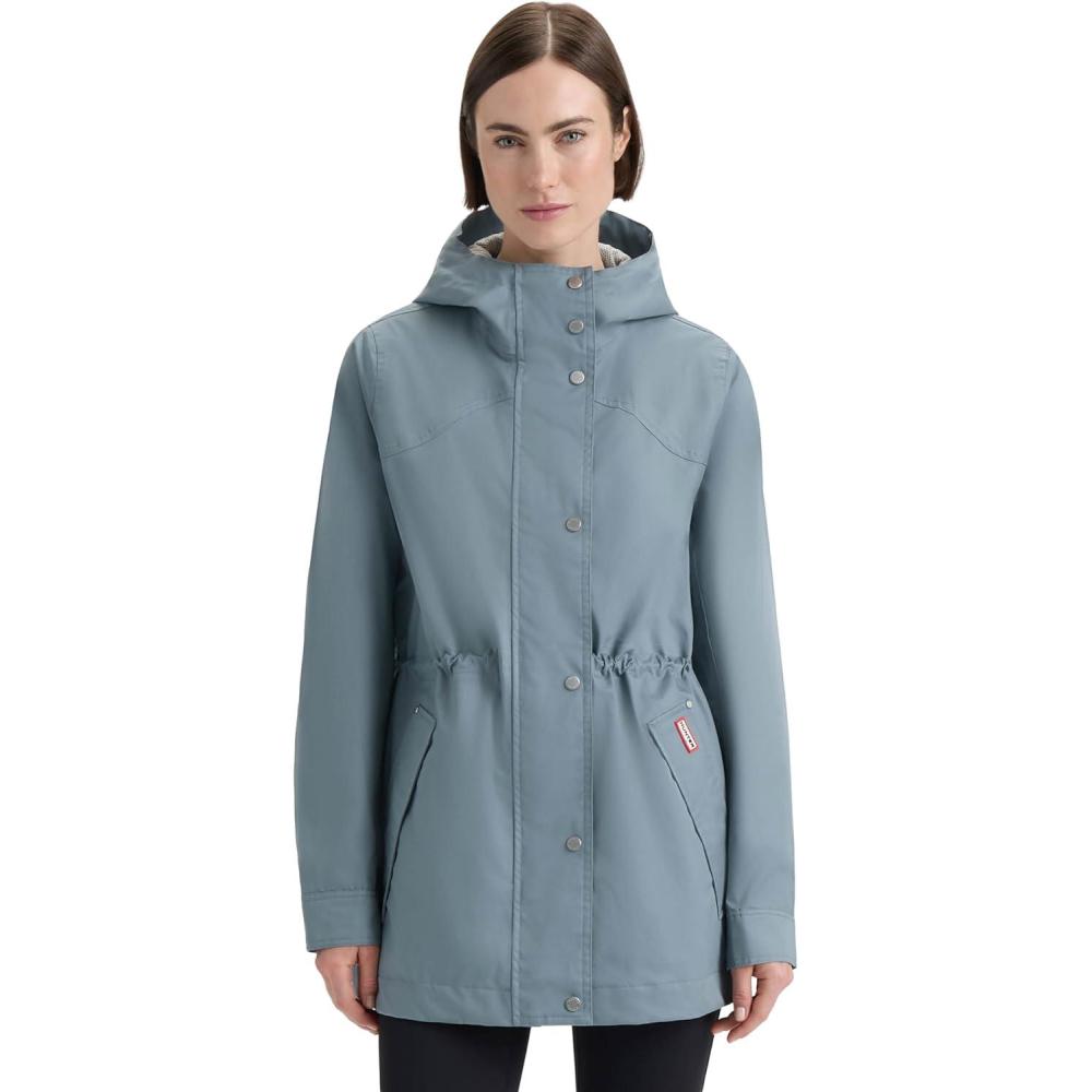 imageHUNTER Adela Cotton Canvas RAIN JacketBlizzard BlueMBlizzard Blue