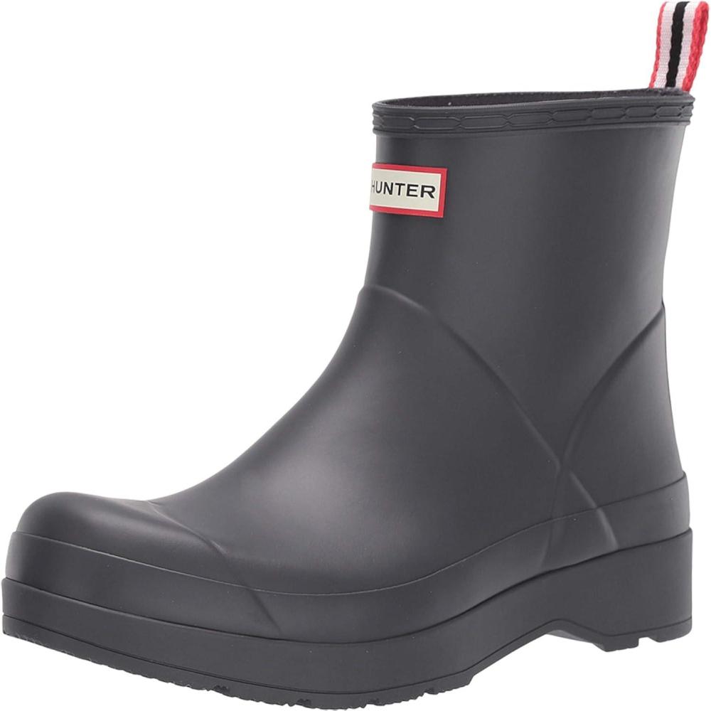 imageHUNTER Mens Rain BootLuna Dark Gray