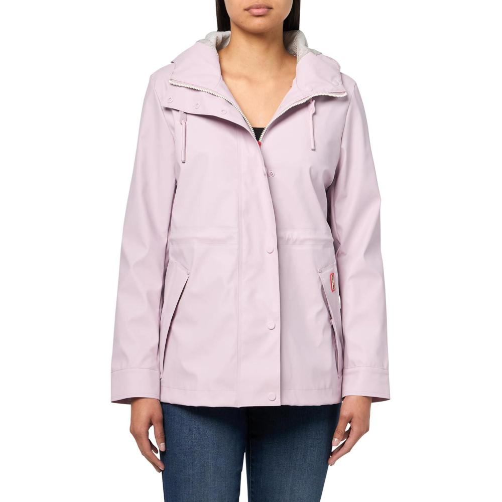 imageHUNTER Womens Abbey Short Rubberized RAIN JacketRose