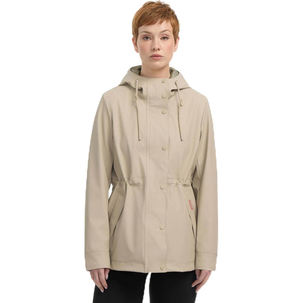 imageHUNTER Womens Abbey Short Rubberized RAIN JacketWheat