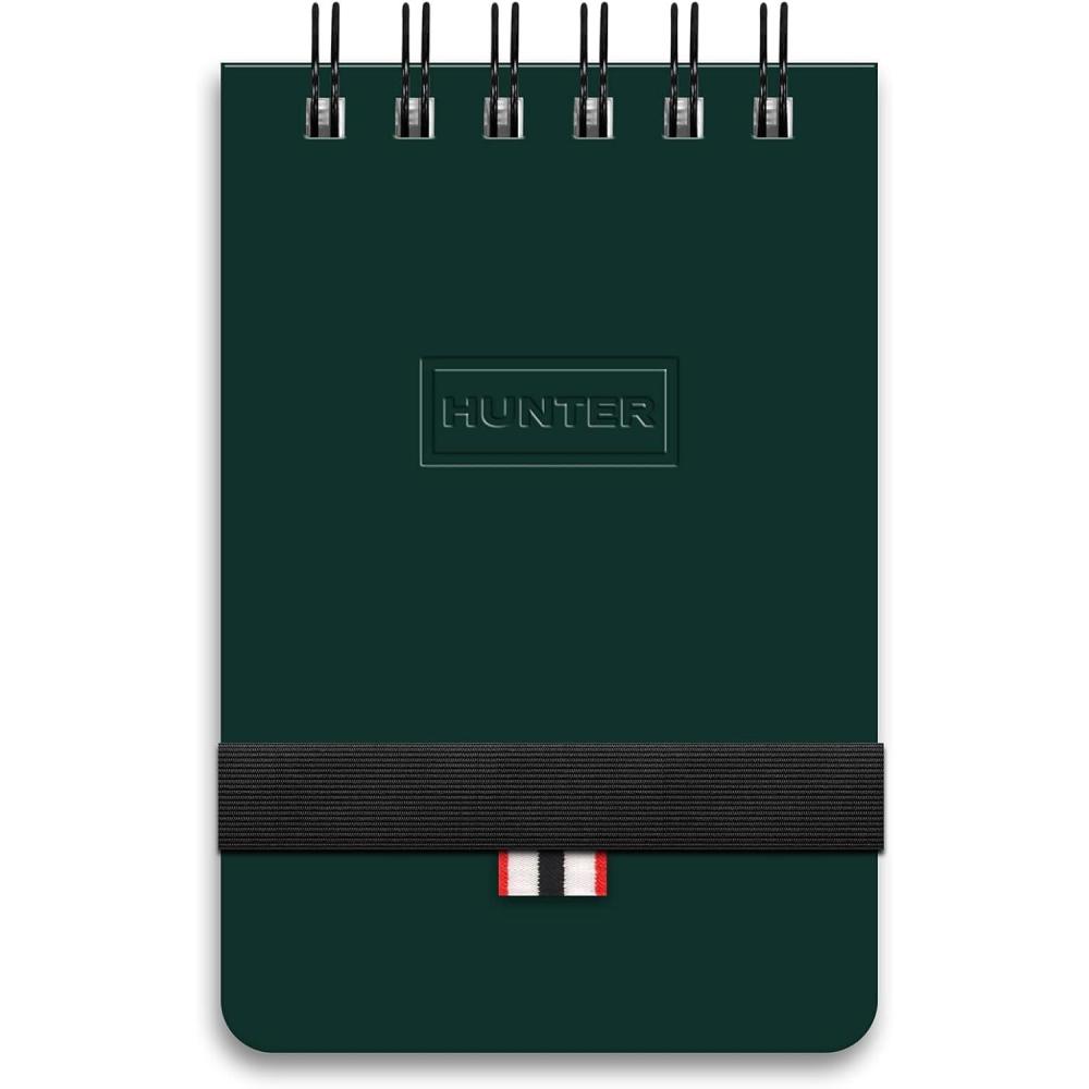 imageHunter All Weather Field Book 575 X 36 128 Pg Outdoor Notebook With Elastic Band to Protect Notes Pocket Journal With Dot Grid Stone Paper for Surveying Water ampamp Tear Resistant BlackForest Green