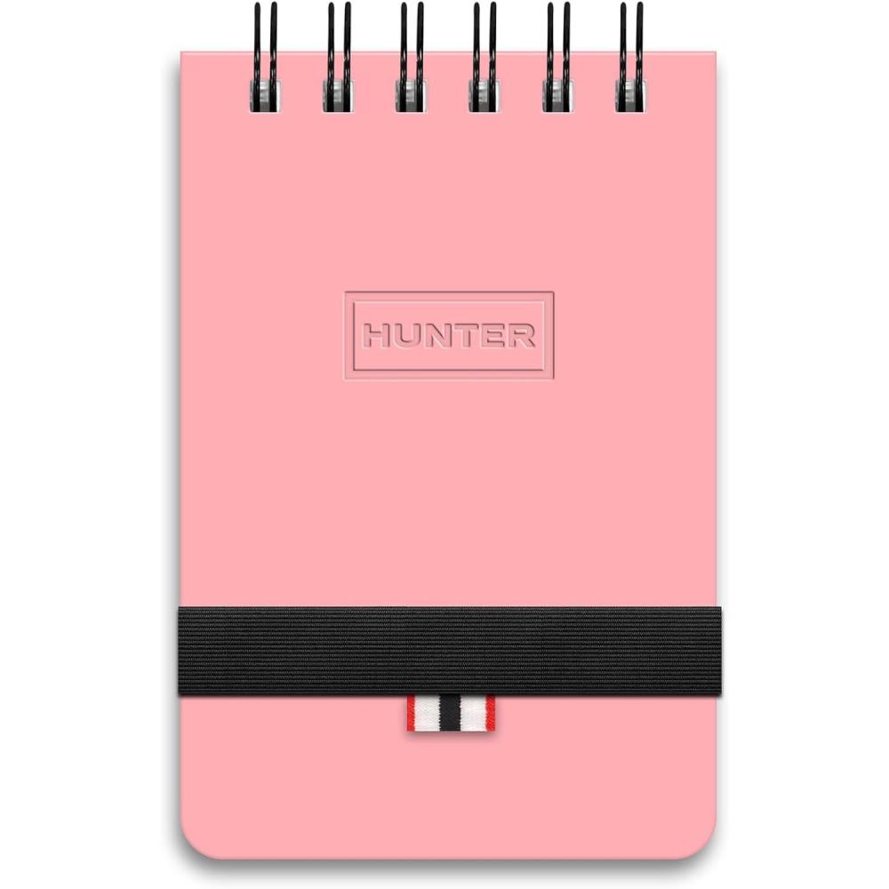 imageHunter All Weather Field Book 575 X 36 128 Pg Outdoor Notebook With Elastic Band to Protect Notes Pocket Journal With Dot Grid Stone Paper for Surveying Water ampamp Tear Resistant BlackPurring Pink