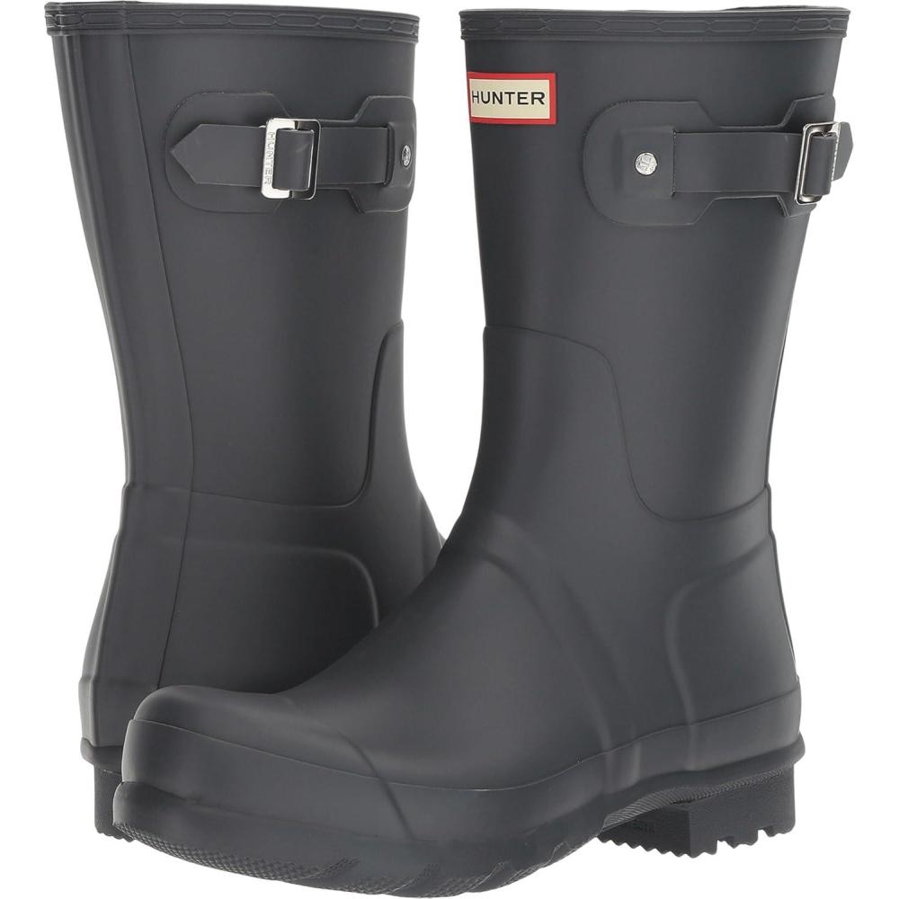 imageHunter Mens Original Short Rain BootDark Slate