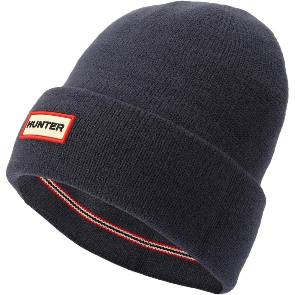 imageHunter Play Essential Cuff Beanie Hat with Brand Logo Comfortable ampamp Warm AccessoryNavy