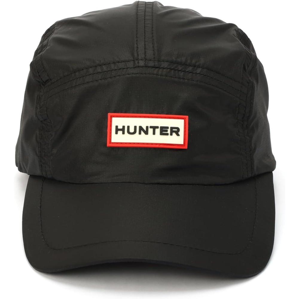 imageHunter UnisexAdult Ripstop Baseball Hat Nylon Cap with Brand Logo Versatile AccessoryBlack