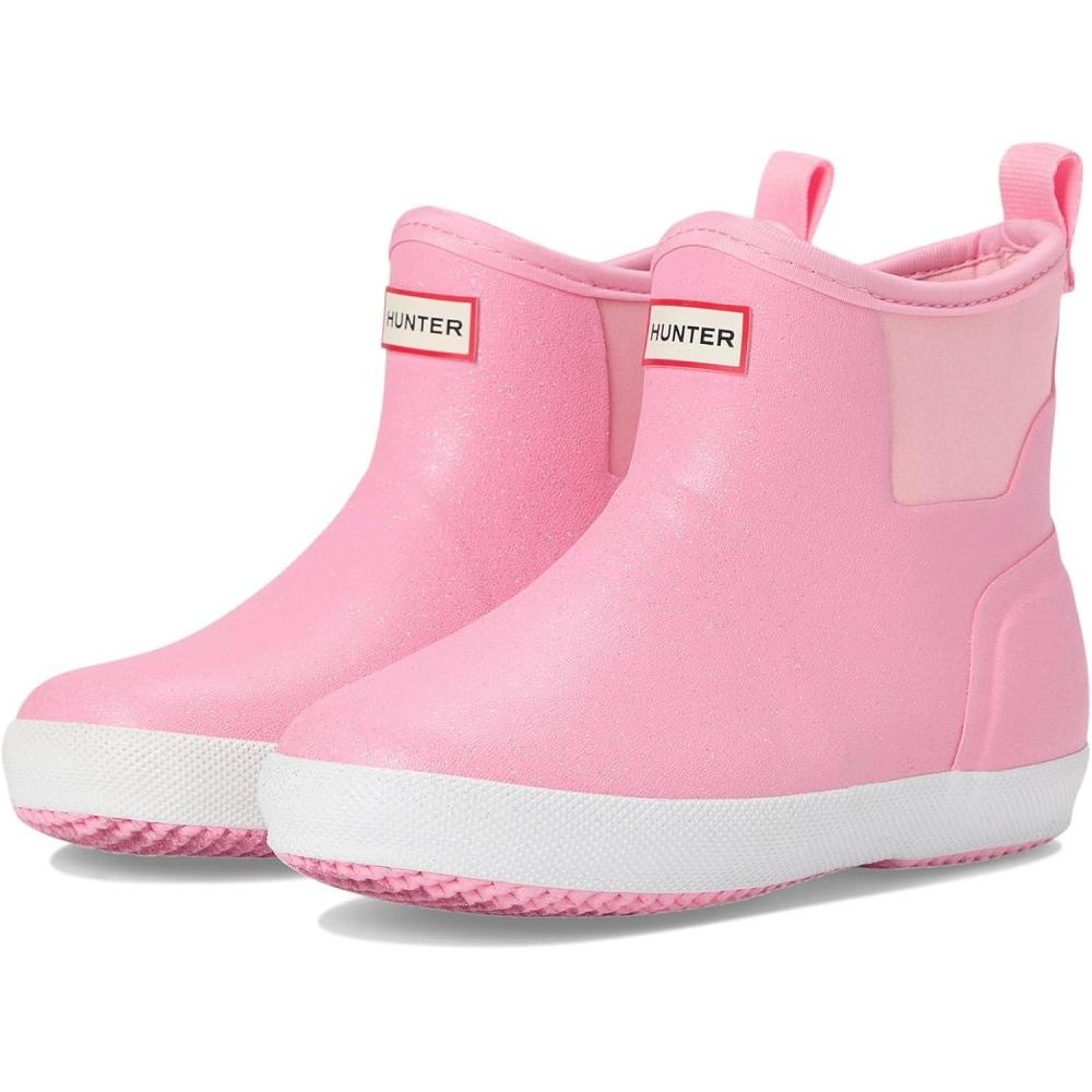 imageHunter UnisexChild Finley ToddlerLittle Kid Rain BootLight Pink Glitter