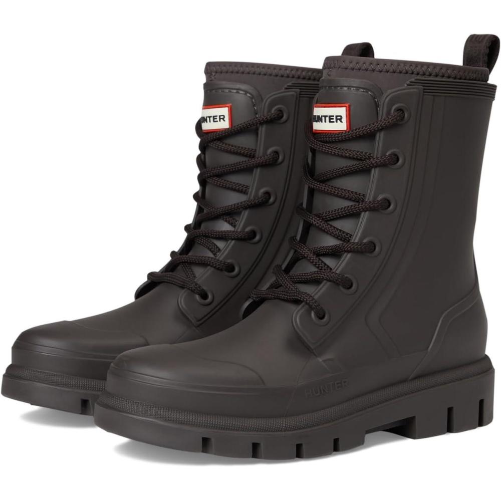 imageHunter Womens Diana Waterproof Rain BootDark Brown 1