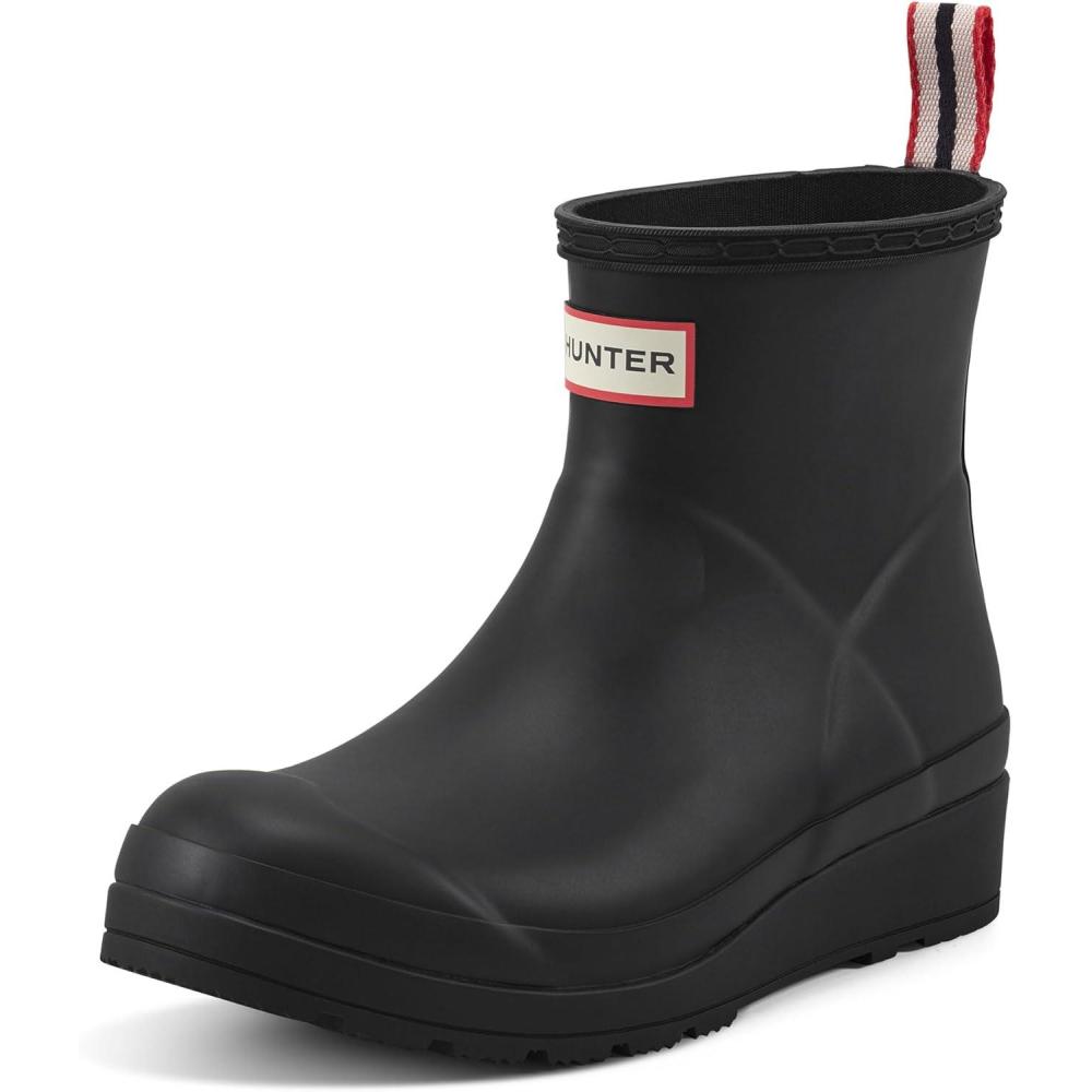 imageHunter Womens Play Short Rain BootBlack