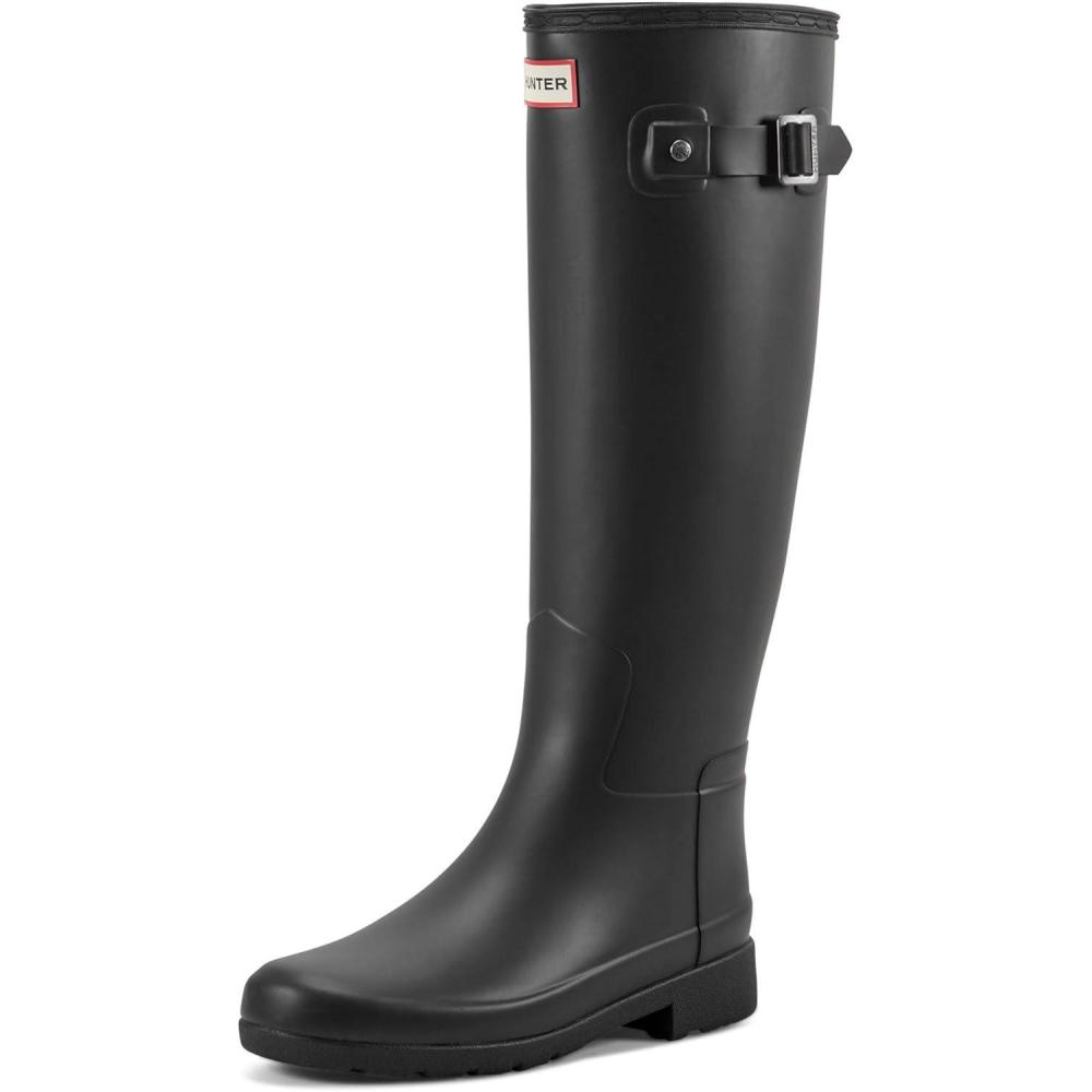imageHunter Womens Refined Tall Rain BootBlack