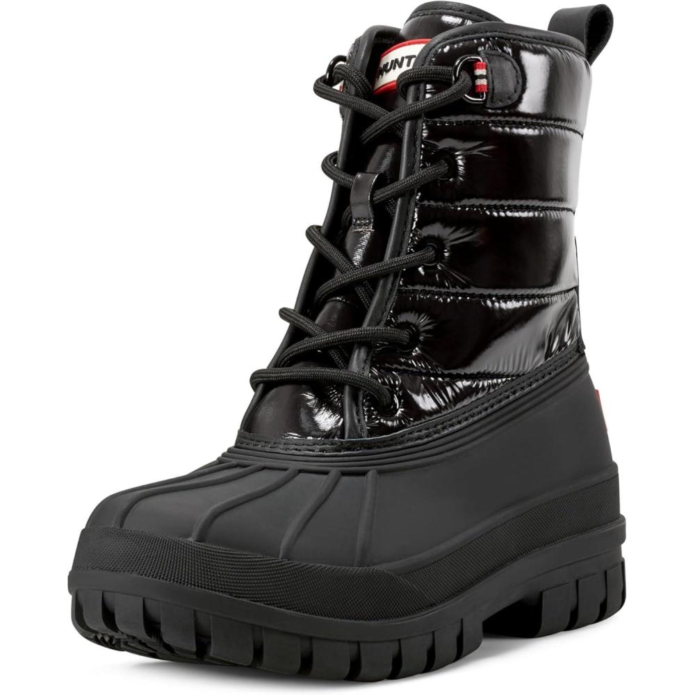 imageHunter Womens Stanly Snow BootBlack Leather