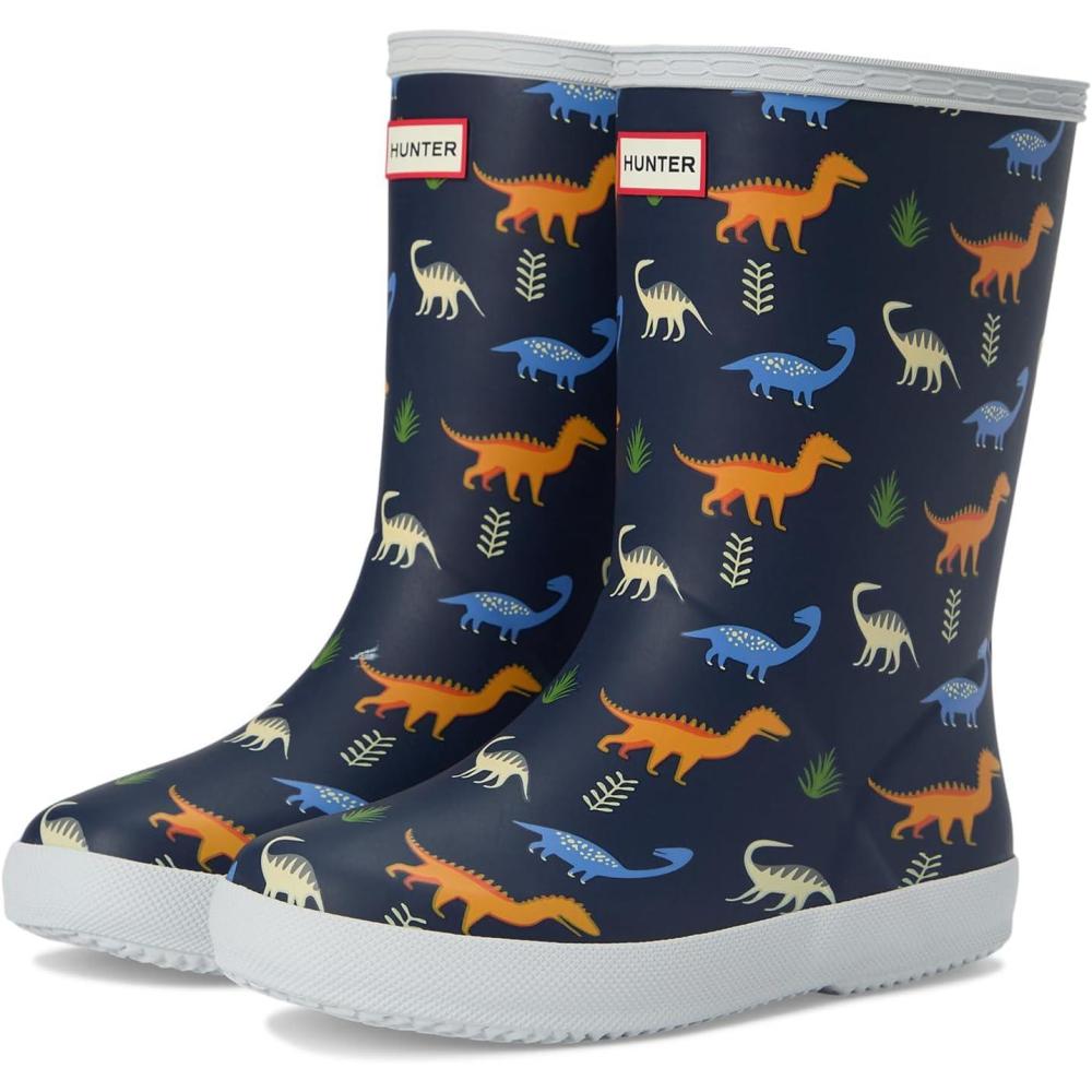imageHunter unisexchild First Classic Boots ToddlerLittle KidDark Blue Dino Multi
