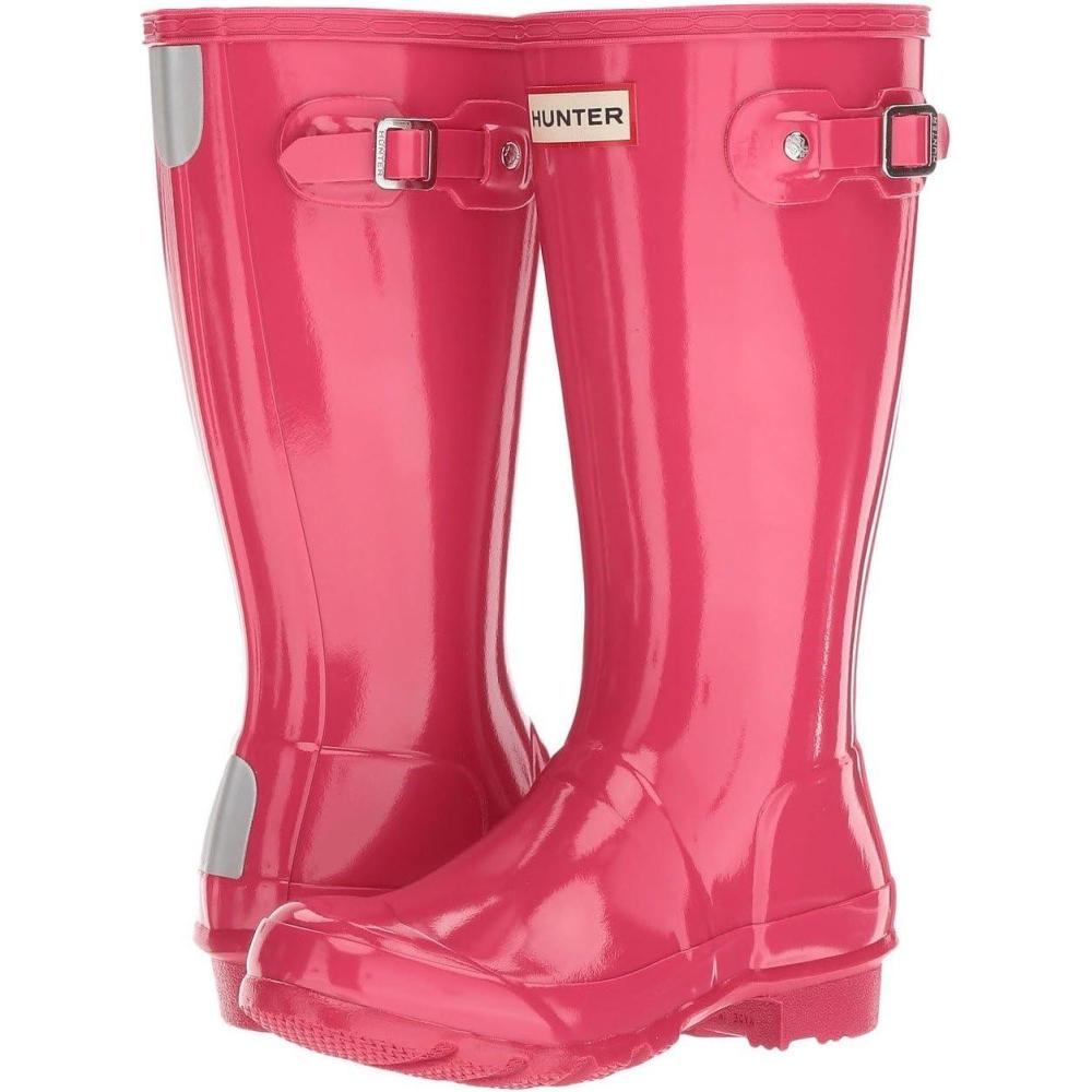 imageHunter unisexchild Original Kids Gloss Rain Boot Little KidBig KidBright Pink