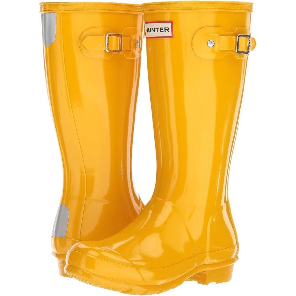 imageHunter unisexchild Original Kids Gloss Rain Boot Little KidBig KidYellow