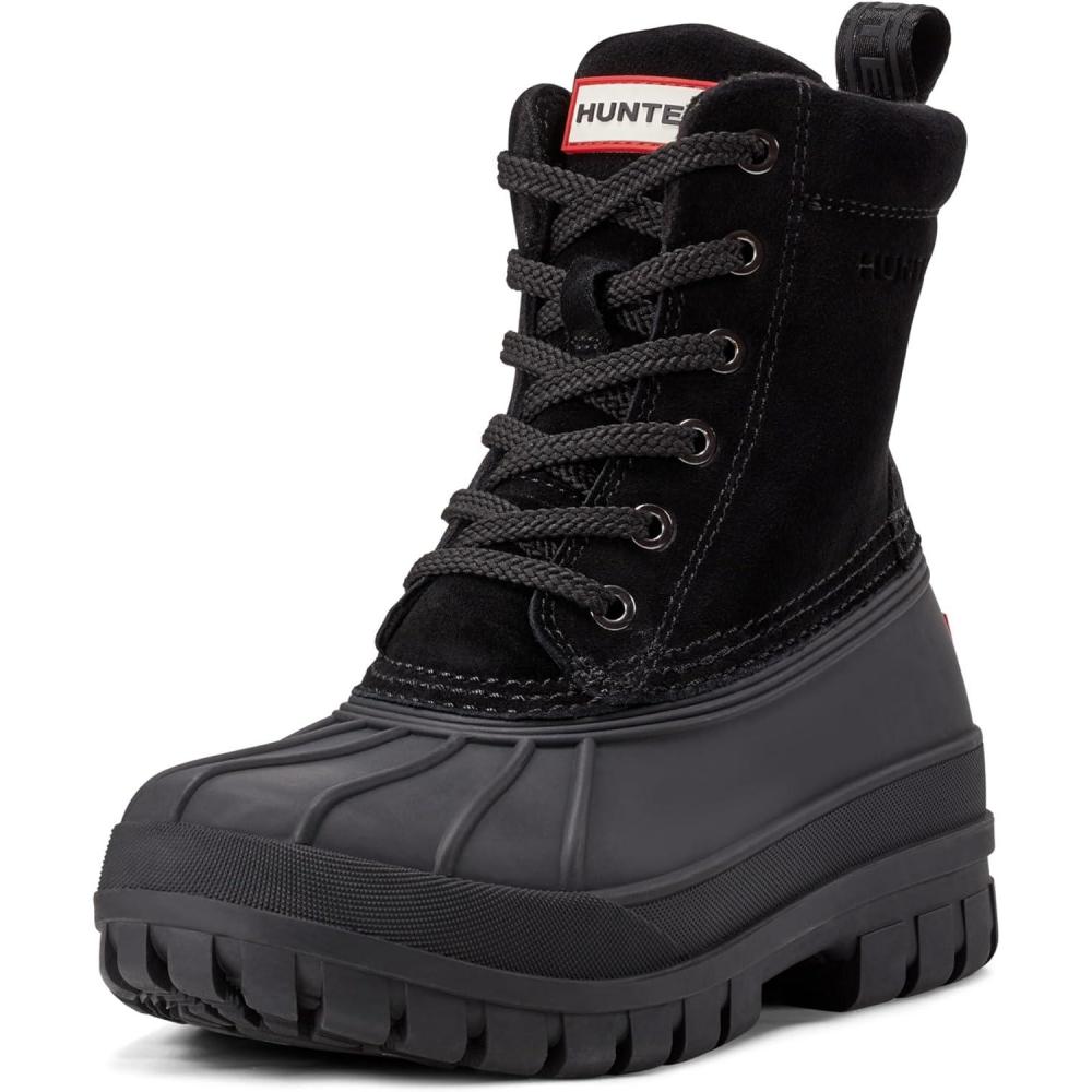 imageHunter womens Sussex WaterproofBlack Suede