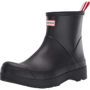 HUNTER Men’s Rain Boot(Black)