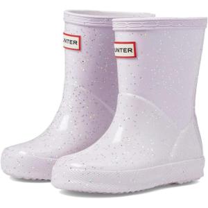 HUNTER Unisex-Child Original First Classic Giant Glitter Rain Boot(Tempered Mauve)