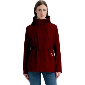 HUNTER Women’s Abbey Short Rubberized RAIN Jacket(Cranberry)