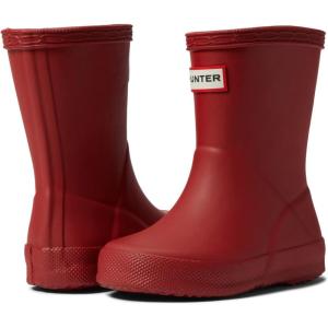 Hunter Footwear unisex-child Original First ClassicRain Boot(Military Red)