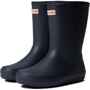 Hunter Footwear unisex-child Original First ClassicRain Boot(Navy)