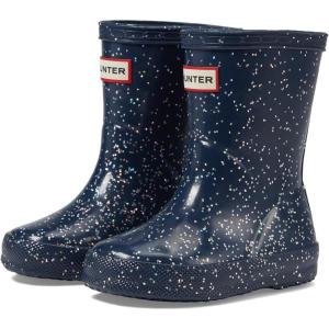 Hunter Girl’s Original First Classic Giant Glitter Wellington Boots (Toddler/Little Kid) Rain(Valtameri Blue)