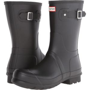 Hunter Mens Original Short Rain Boot(Black)
