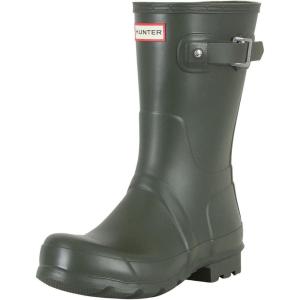Hunter Mens Original Short Rain Boot(Green)
