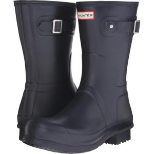 Hunter Mens Original Short Rain Boot(Navy)
