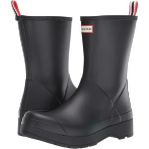 Hunter Men’s Play Mid Rain Boot(Black)