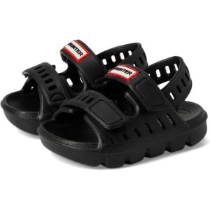 Hunter Unisex-Child Dottie (Toddler/Little Kid) Flat Sandal(Black)