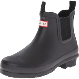 Hunter Unisex-Child Original Chelsea Rain Boot(Black)