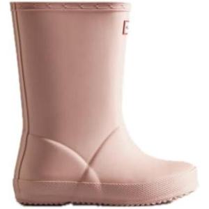 Hunter Unisex-Child Original First Classic Rain Boot(Azalea Pink)