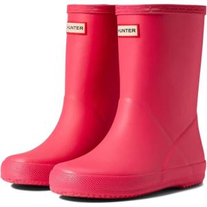 Hunter Unisex-Child Original First Classic Rain Boot(Bright Pink)