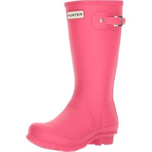 Hunter Unisex-Child Original Rain Boot(Bright Pink)